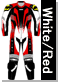 WHITE/RED