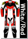 WHITE/RED
