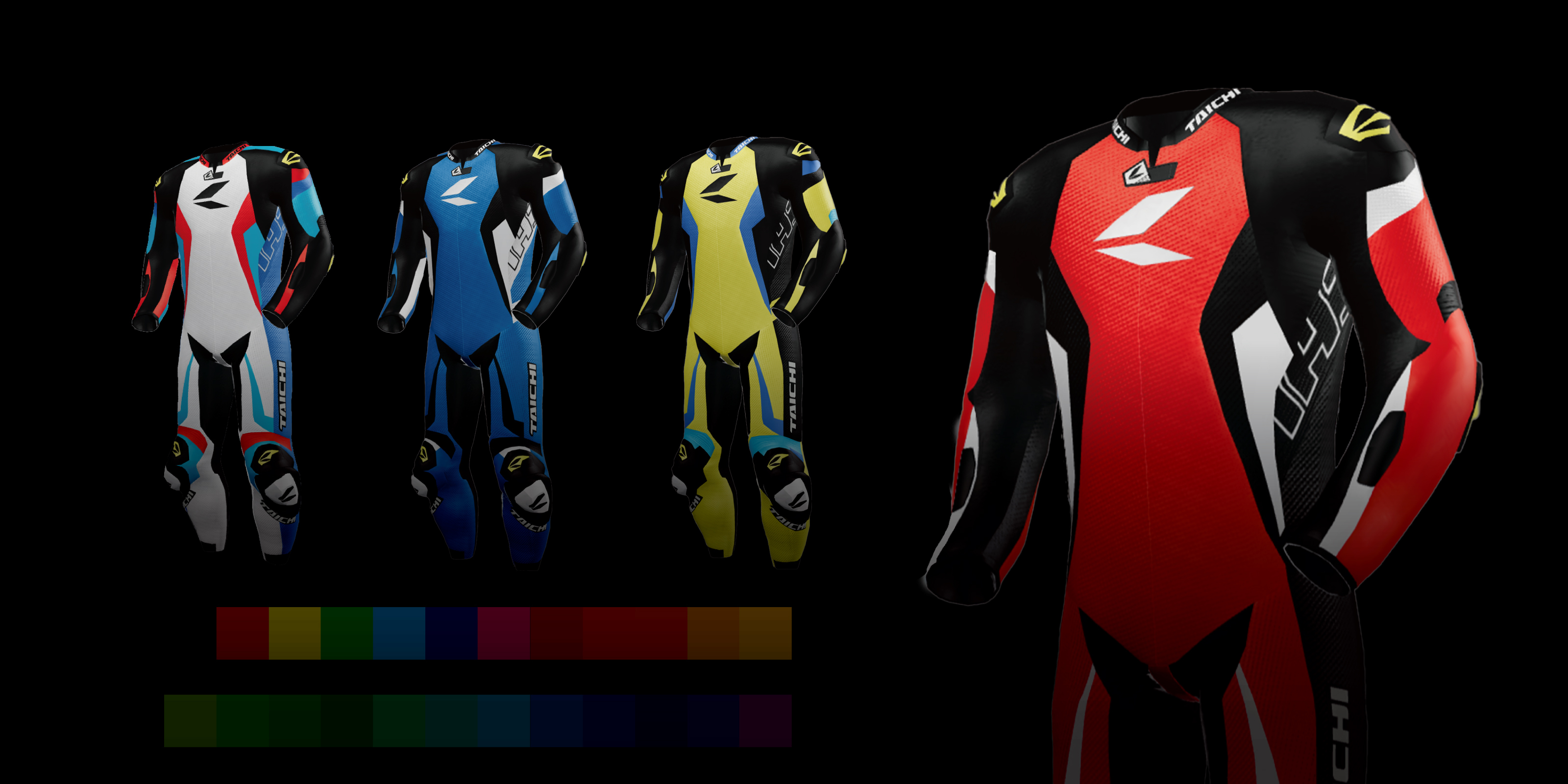 新作レーシングレザースーツ&バックプロテクター | タイチ公式サイト