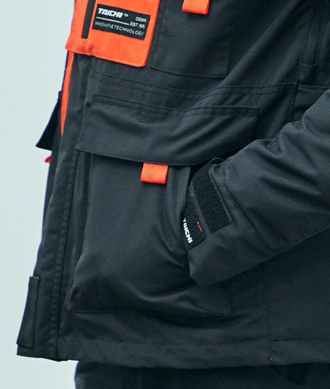 Double layers pocket for store & hand warmer