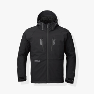 SOFTSHELL ALL SEASON PARKA BLACK