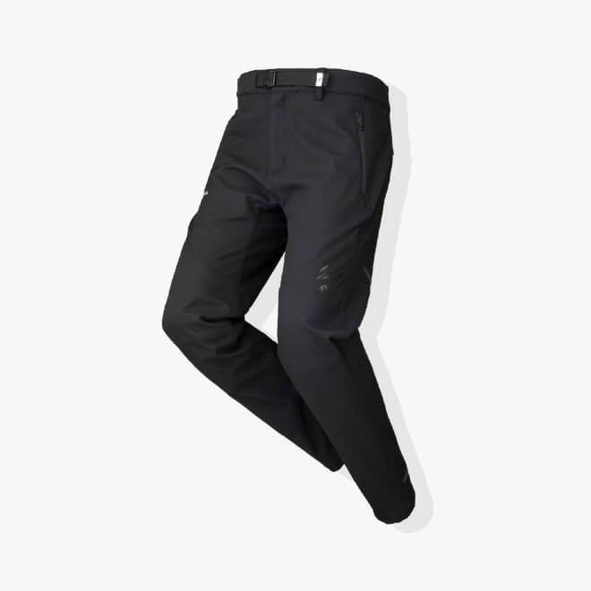 WINDSTOP SOFTSHELL JOGGER PANTS BLACK