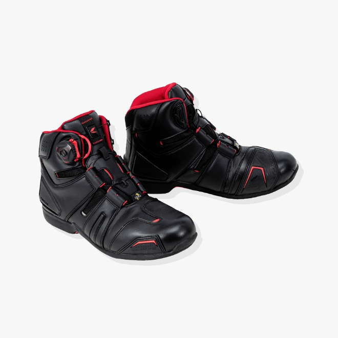 DRYMASTER BOA RIDING SHOES BLACK / RED