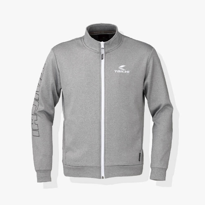 WARMRIDE ZIP SHIRT LOGO GRAY