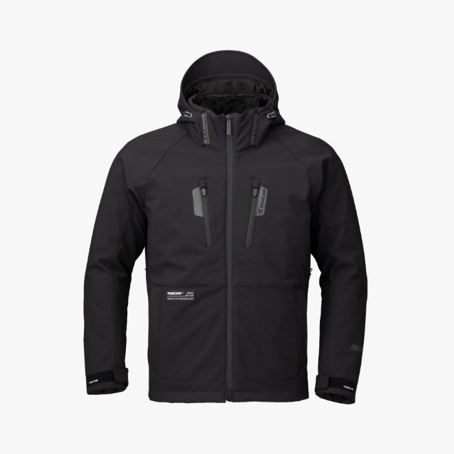 SOFTSHELL ALL SEASON PARKA  BLACK