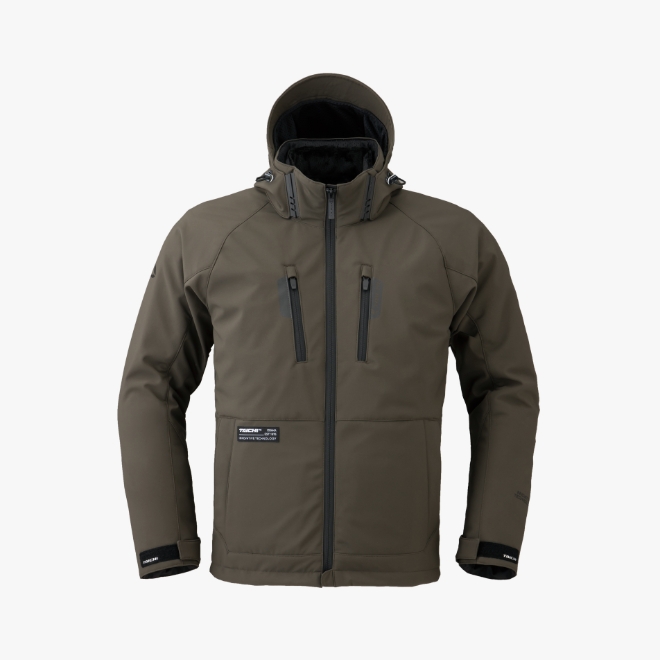 SOFTSHELL ALL SEASON PARKA  DARK KHAKI