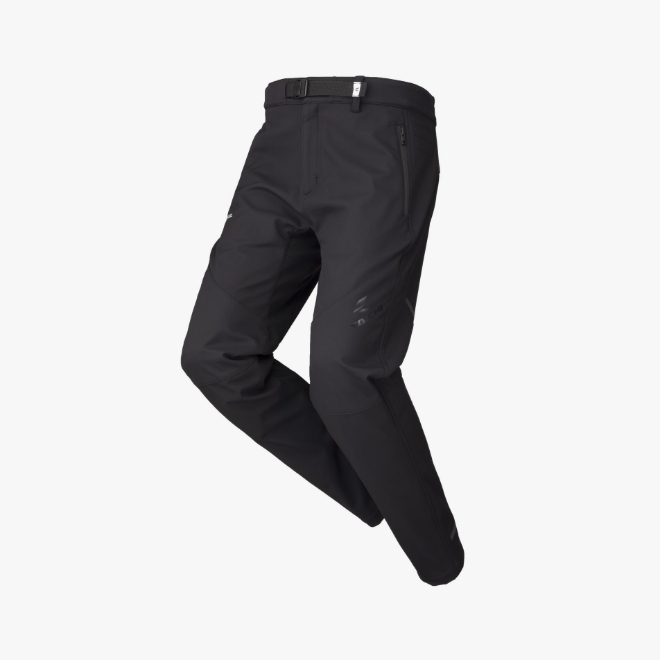 WINDSTOP SOFTSHELL JOGGER PANTS  BLACK