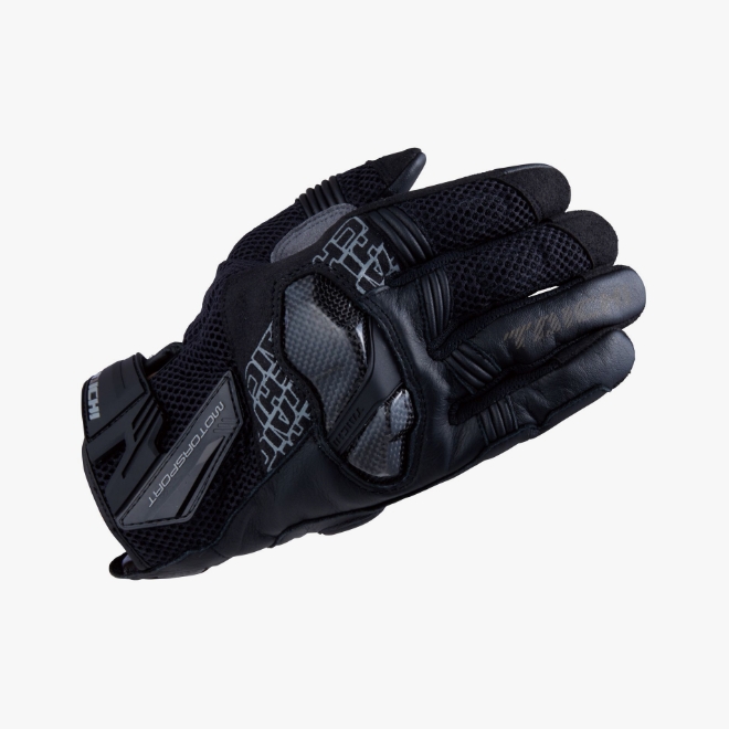 ARMED MESH GLOVES   BLACK