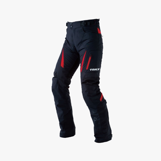 CROSSOVER MESH PANTS   BLACK / RED