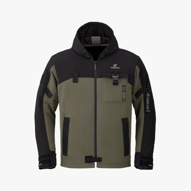 QUICK DRY PARKA BLACK / KHAKI