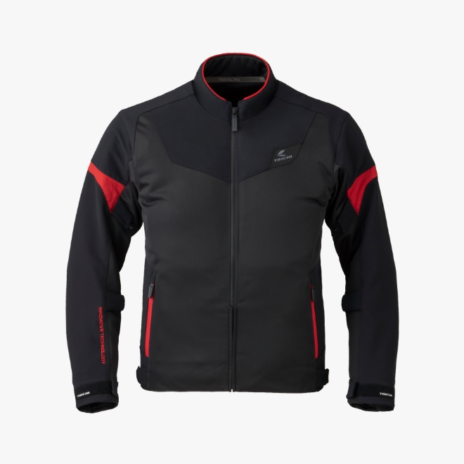 QUICK DRY RACER JACKET  BLACK / RED