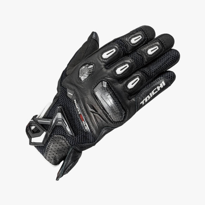 RAPTOR MESH GLOVES  BLACK / BLACK / WHITE