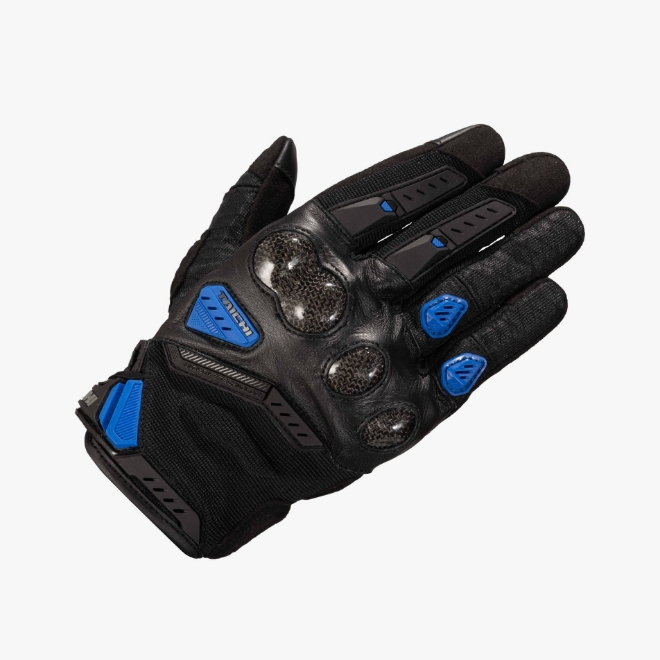 VELOCITY MESH GLOVES  BLACK / BLACK / BLUE