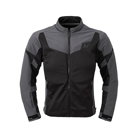 QUICK DRY RACER JACKET GUNMETAL / BLACK