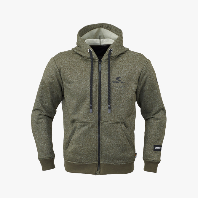 CORDURA HOODIE  DARK KHAKI