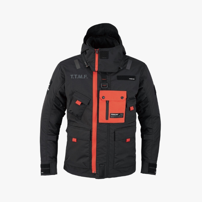 MONSTER ALL SEASON PARKA BLACK / ORANGE