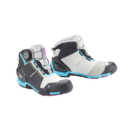 DRYMASTER STRIKER SHOES  SUEDE GRAY / CYAN