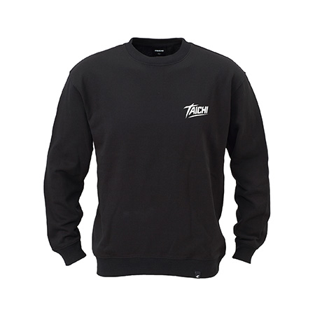 SILHOUETTE CREW NECK SWEAT  BLACK