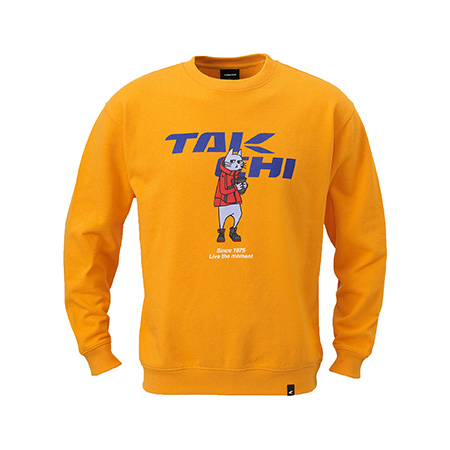 NYAICHI MEET-UP CREW NECK SWEAT  GOLD