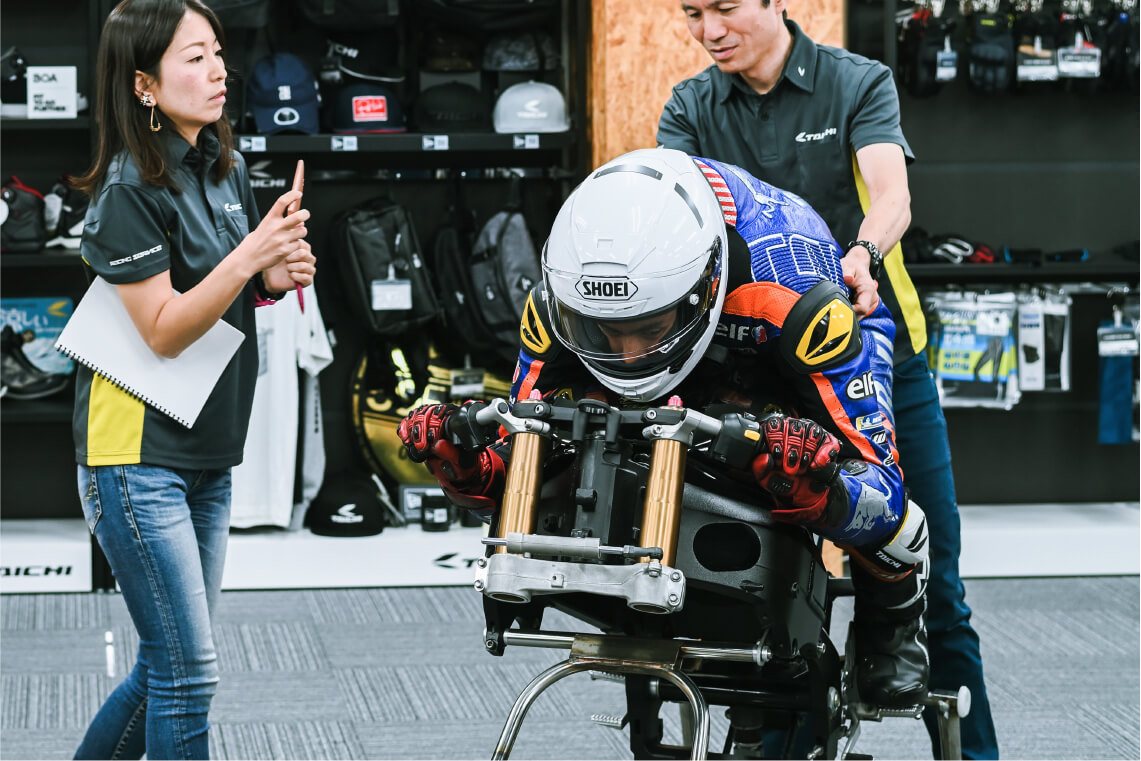 バイクサンプル 使用シーン