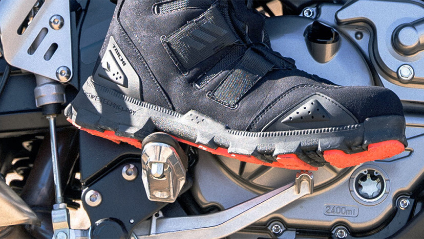 悪路の走行を考慮したソール形状