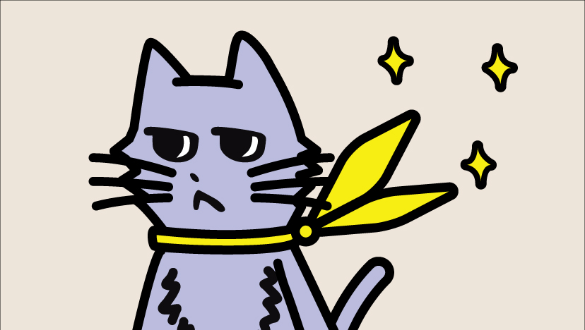 黄色いスカーフがお気に入り