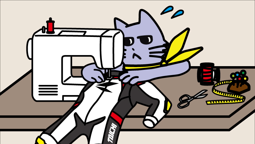 オートバイ用品店でバイト