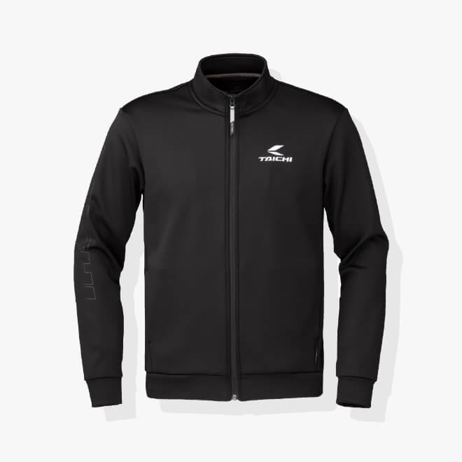 WARMRIDE ZIP SHIRT LOGO BLACK