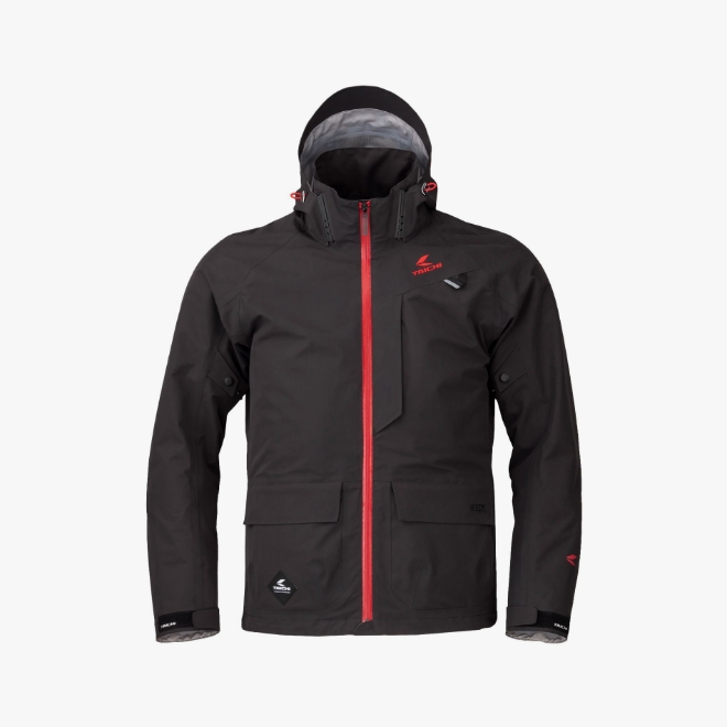 DRYMASTER FIELD PARKA  BLACK / RED