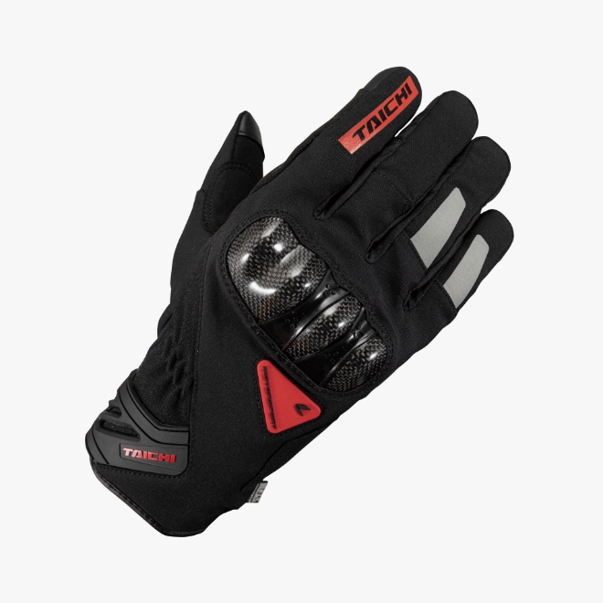 CARBON WINTER GLOVES  BLACK / RED