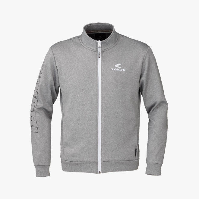 WARMRIDE ZIP SHIRT   LOGO GRAY