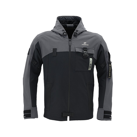 QUICK DRY PARKA GUNMETAL / BLACK