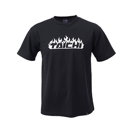 FLAME LOGO SPORT T-SHIRT BLACK