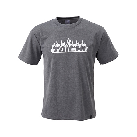 FLAME LOGO SPORT T-SHIRT MIXGRAY